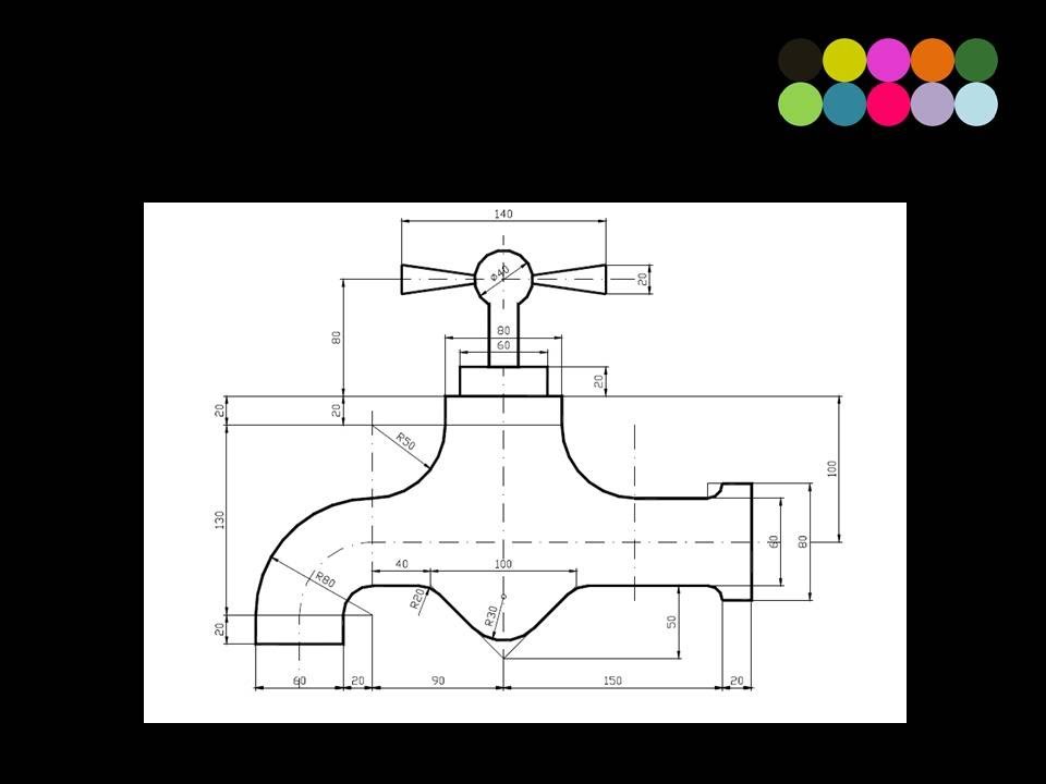 Grifo con LibreCad