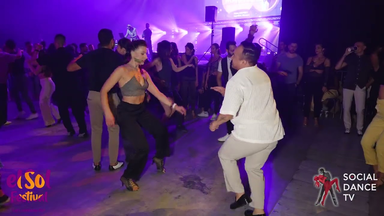 Brandon Ayala & Barbara Materka - Salsa social dancing | El Sol Warsaw Salsa Festival 2023 (Poland)