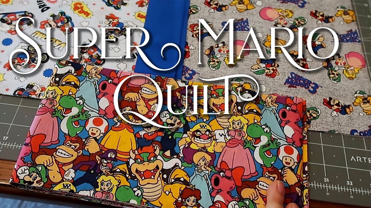 Making a Super Mario Themed Quilt