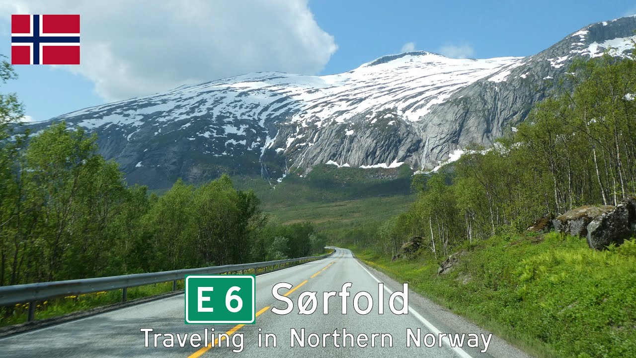 E6 in S&oslash;rfold, Northern Norway