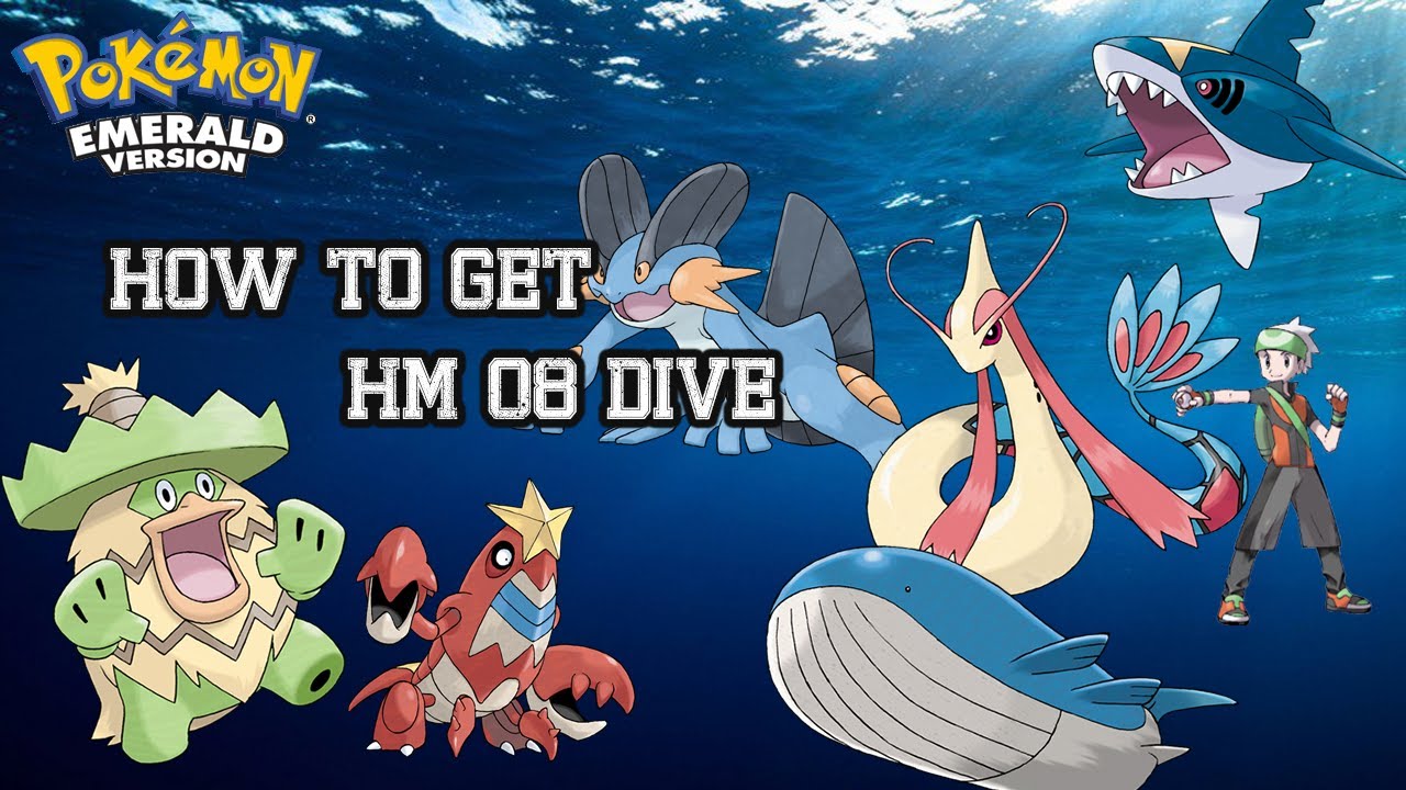 How to get HM 8 Dive - Pokemon Emerald