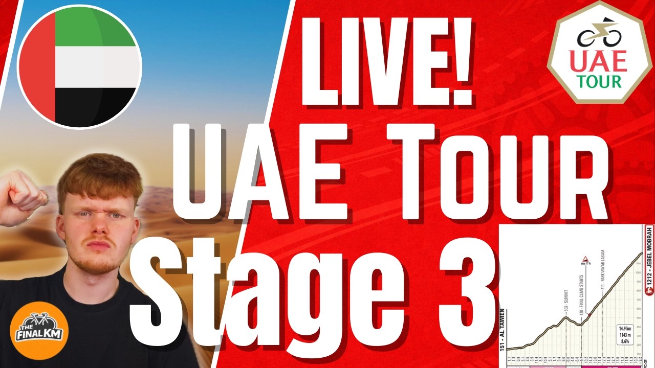 🔴Live UAE Tour Stage 3 Watchalong | The Final Km