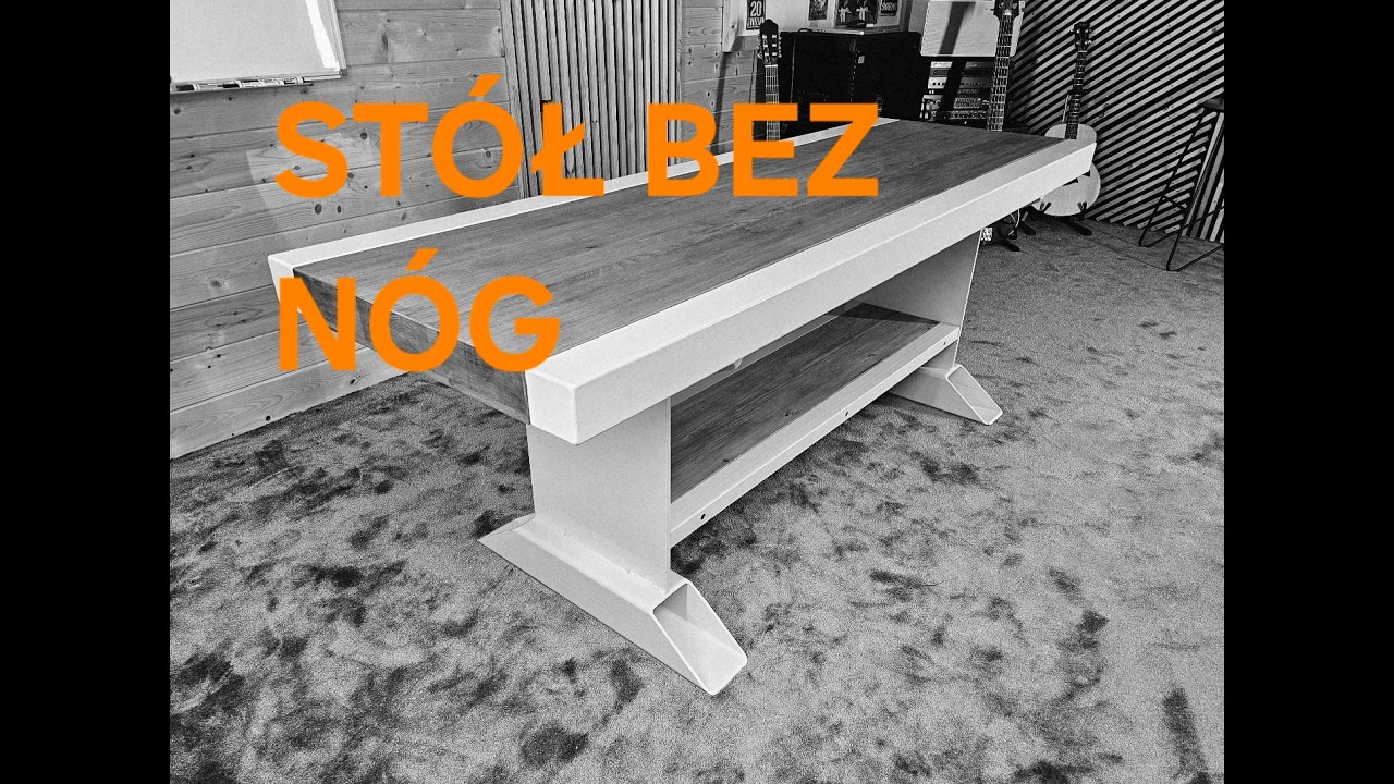 Stół bez nóg