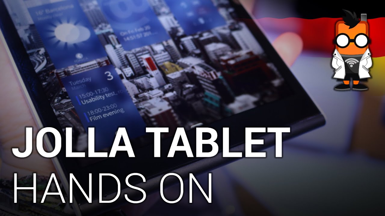 Jolla Tablet mit Sailfish OS im Hands-on - Crowdfunding-Tablet! [DEUTSCH]