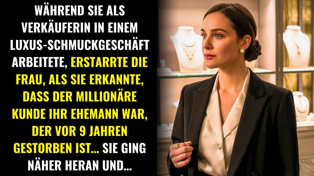 DIE VERKÄUFERIN WAR FASSUNGSLOS, ALS IHR VERSTORBENER EHEMANN DAS JUWELIERGESCHÄFT BETRAT...