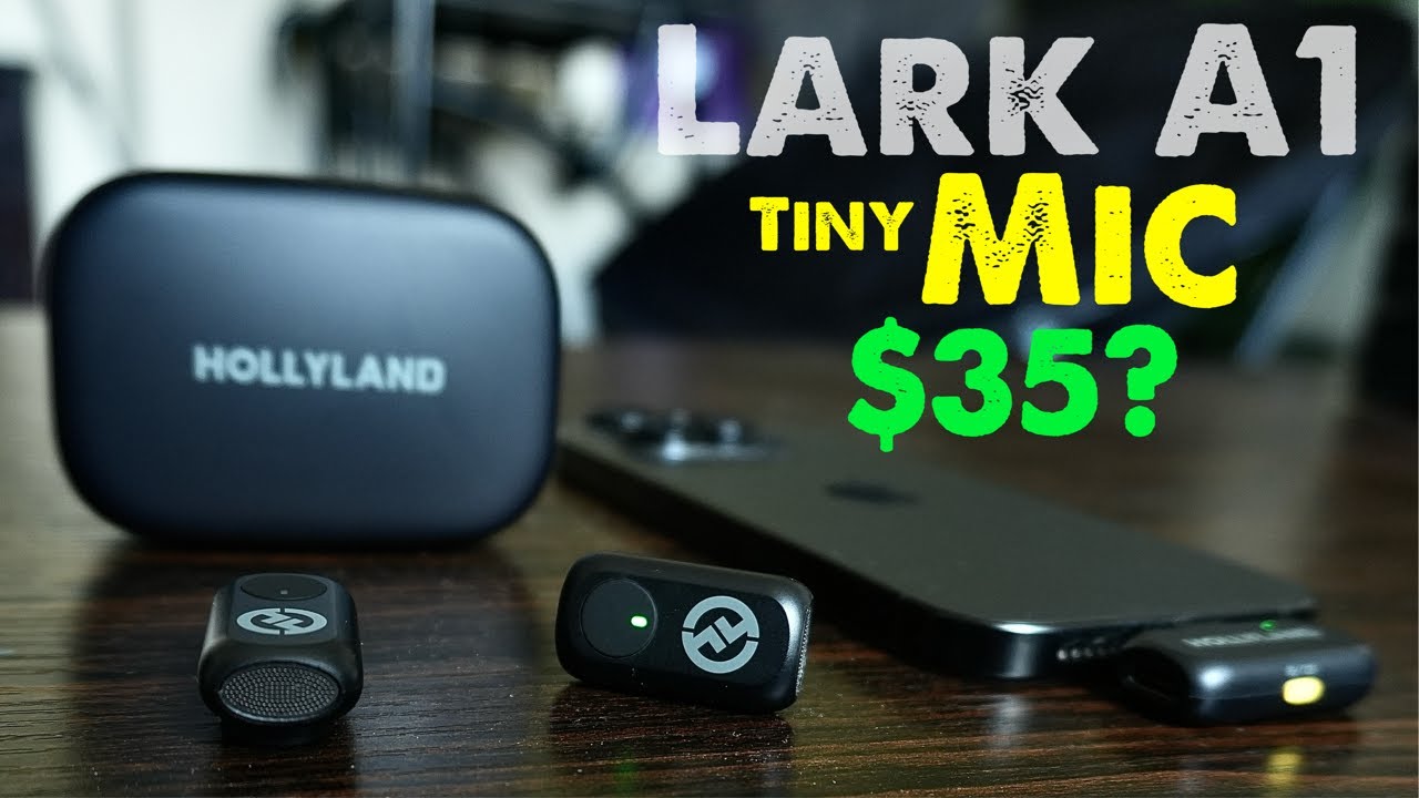 New Lark A1 Hollyland Cheapest Mic Ever! Testing on iPhone 16 Pro
