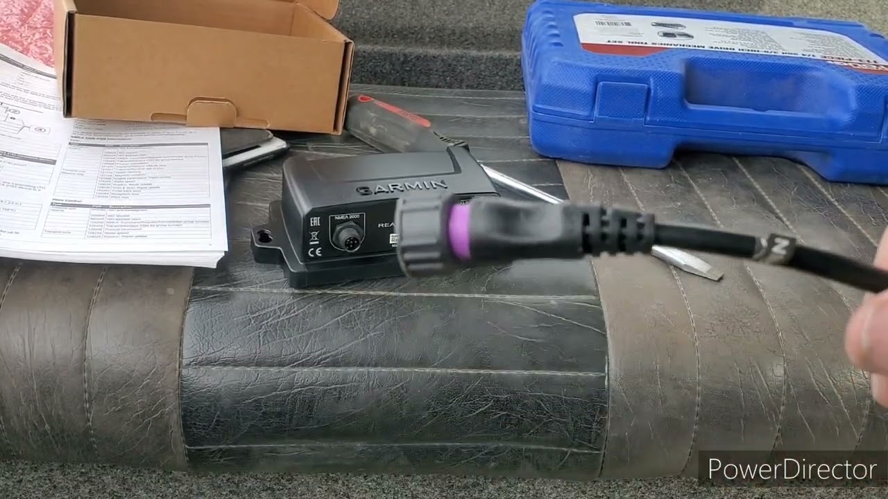 Suzuki 9.9 EFI with remote controls and Garmin Reactor 40 Autopilot full installation