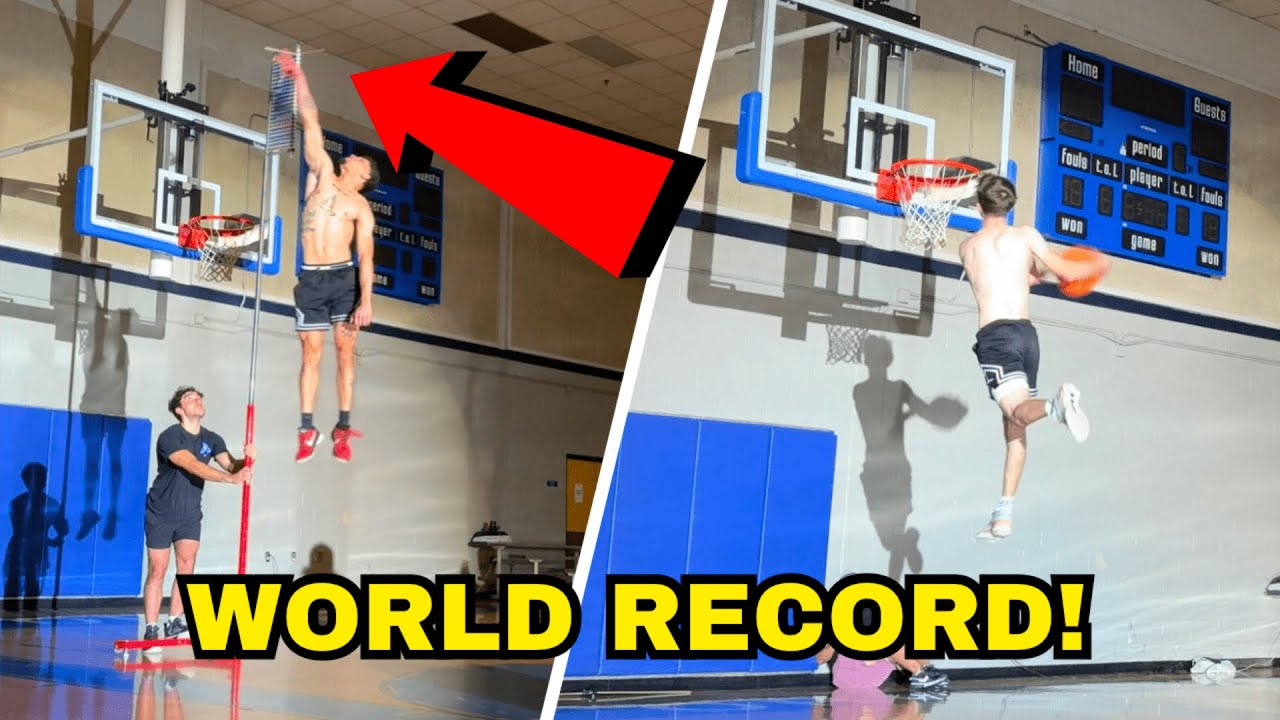 Isaiah Rivera Breaks Vertical Jump WORLD RECORD | My Best Dunk Session Yet!