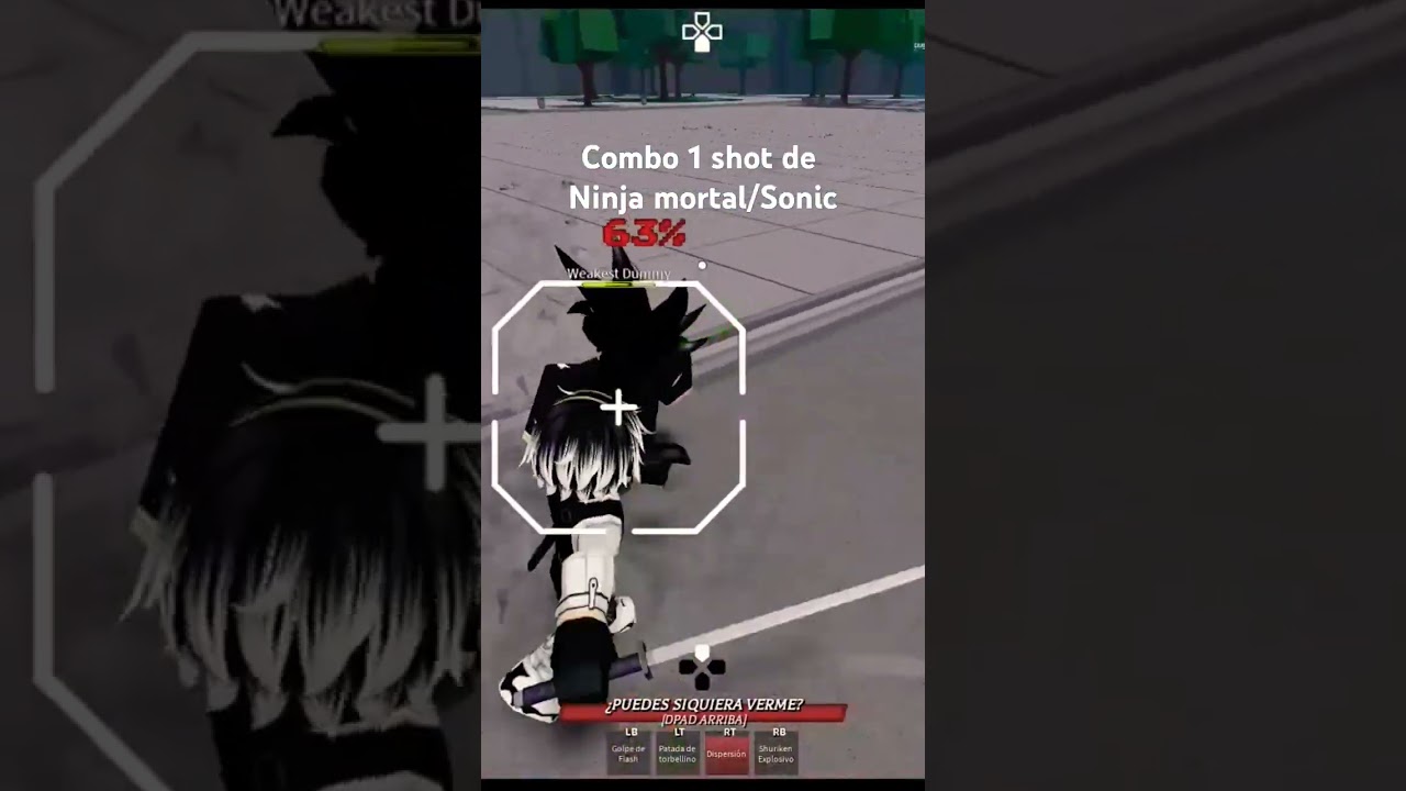combo 1 shot de ninja mortal #phonk #phonkmusic #roblox
