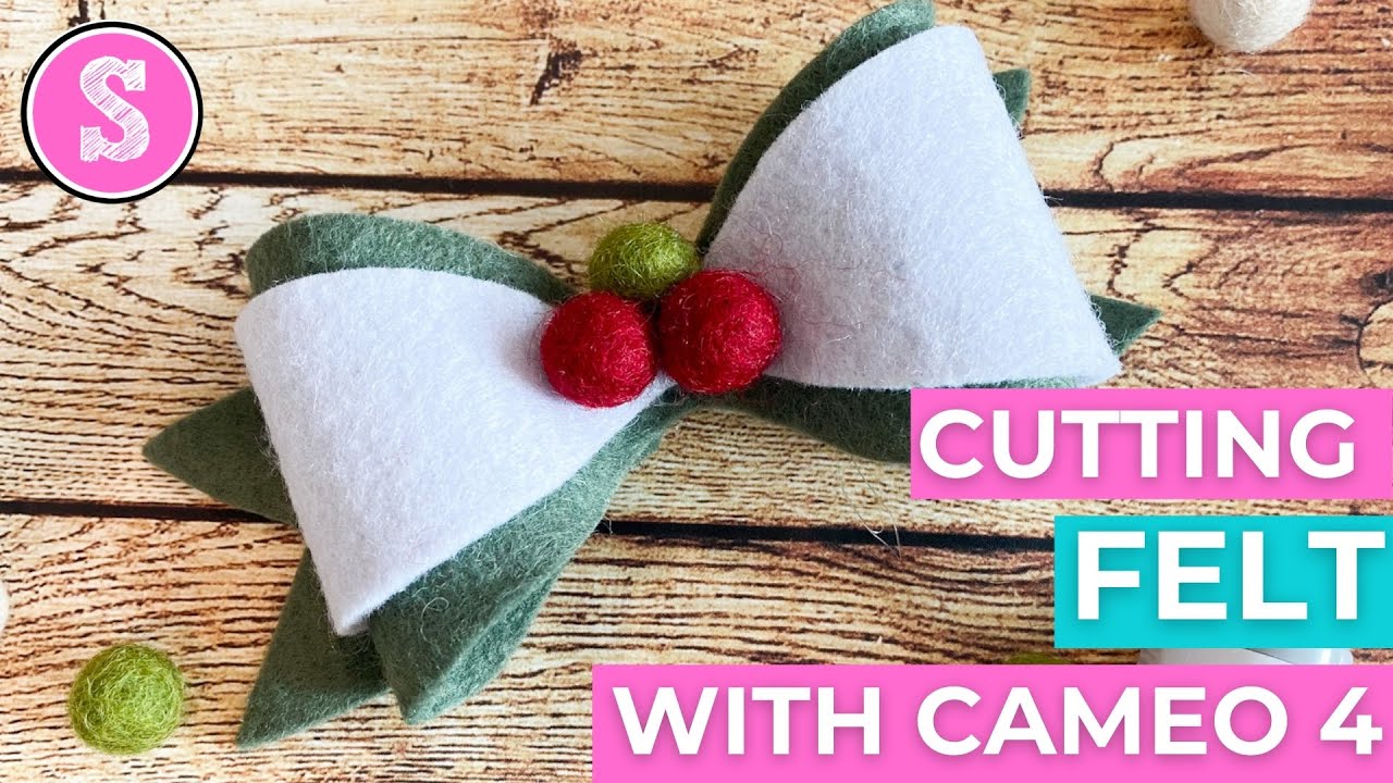 Как резать фетр с помощью Silhouette Cameo 4 и вращающегося лезвия