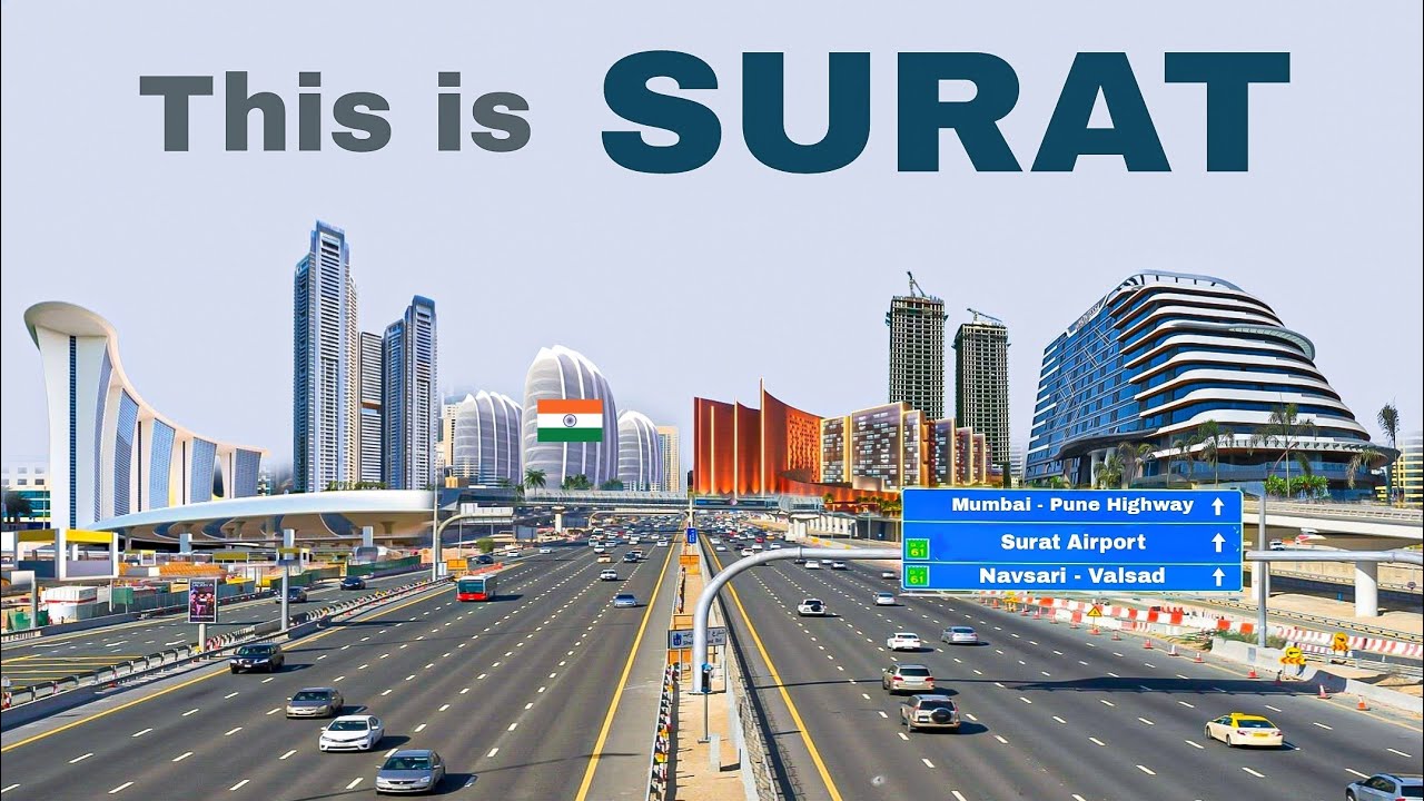 Surat city 2024 | Diamond city of india | Gujarat | smart city surat 🇮🇳 💎