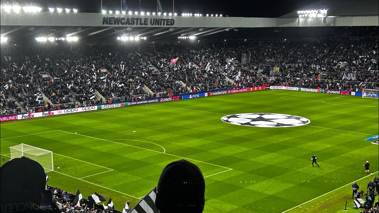 Incredible atmosphere at St James&rsquo; Park for Newcastle United v AC Milan