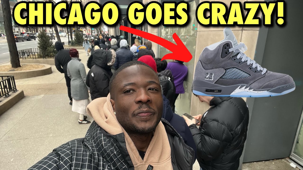 В Чикаго все просто без ума от кроссовок Jordan 5 Wolf Grey 😳