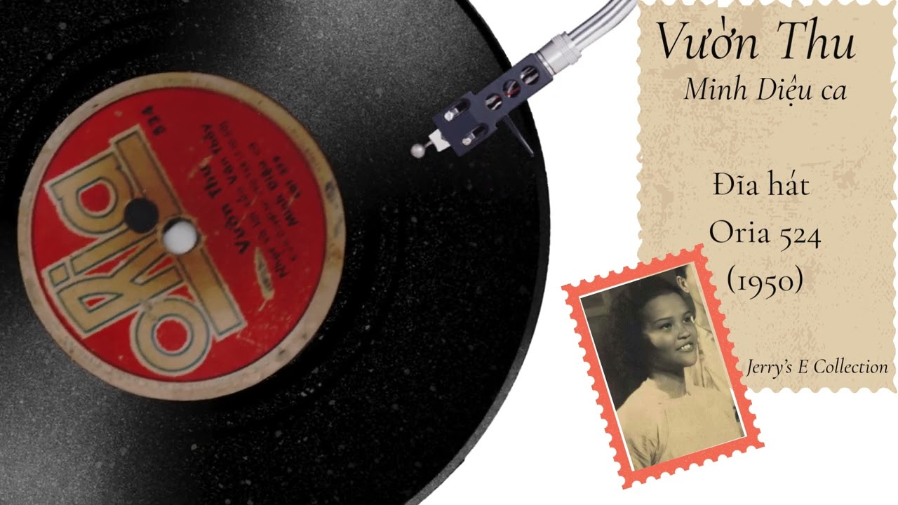 Vườn Thu | Minh Diệu ca | Đĩa hát Oria 524 (1950)
