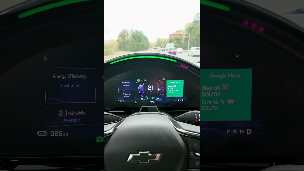 Super Cruise In Traffic #electrifiedoutdoors #silveradoev #supercruise