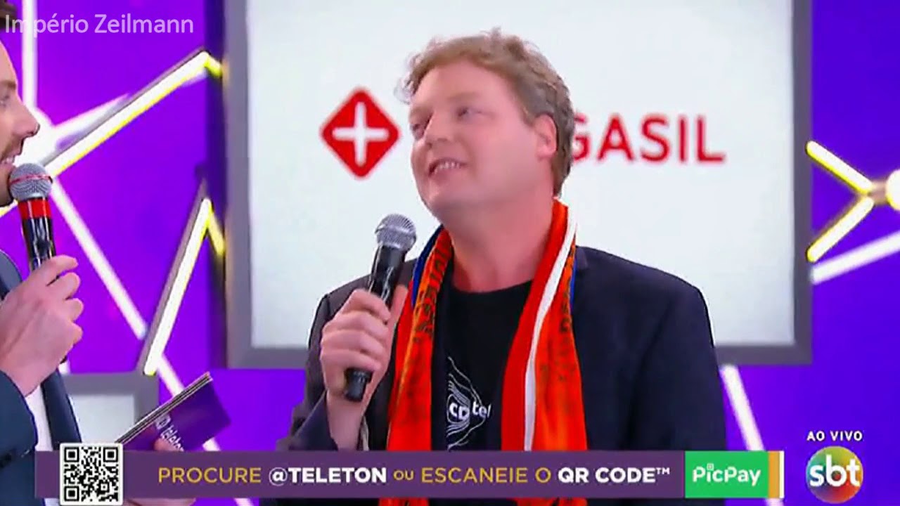 Cassius Zeilmann e Danilo Gentili - Teleton 2018