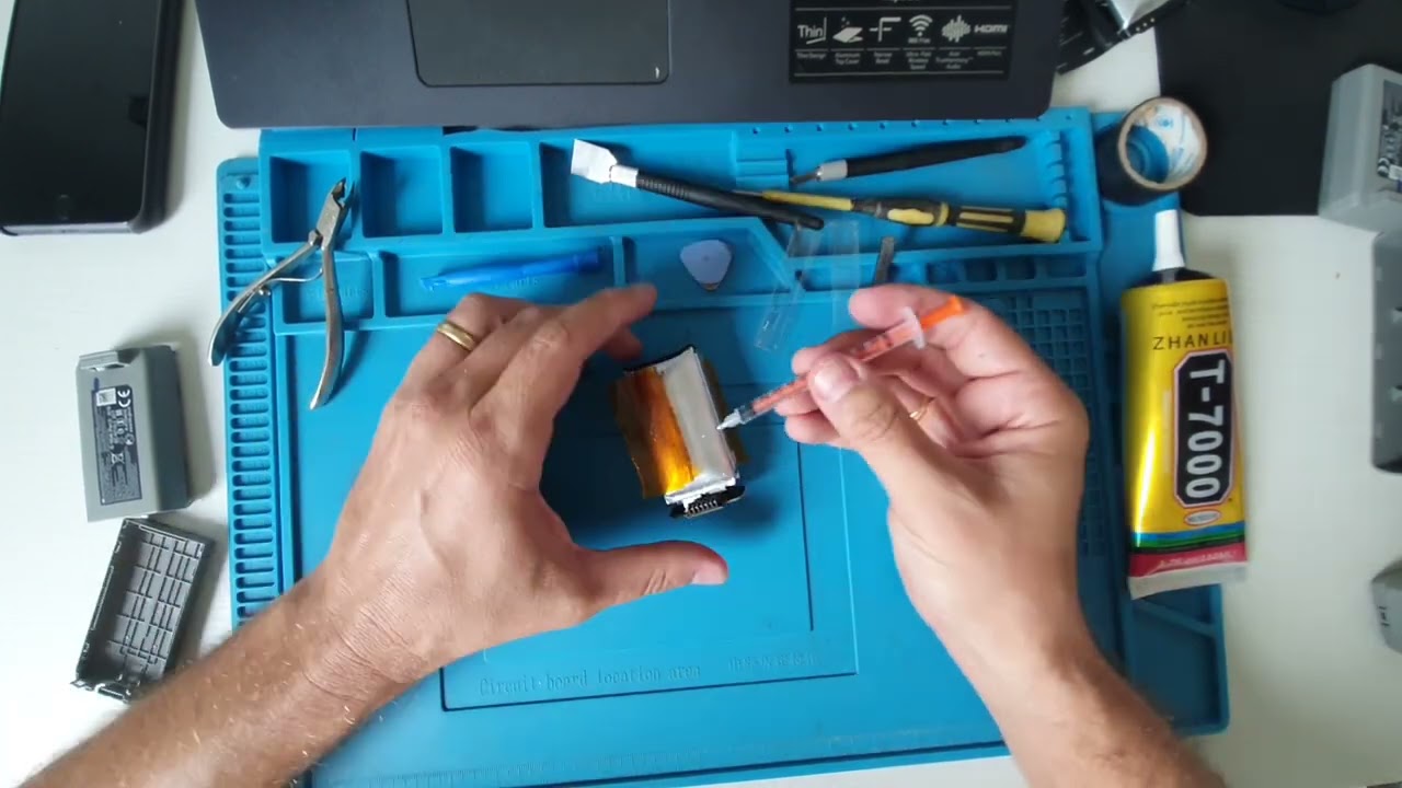 Solução bateria estufada DJI mini 2 (DJI mini 2 battery solution swollen). #djimini2 #drone #dji