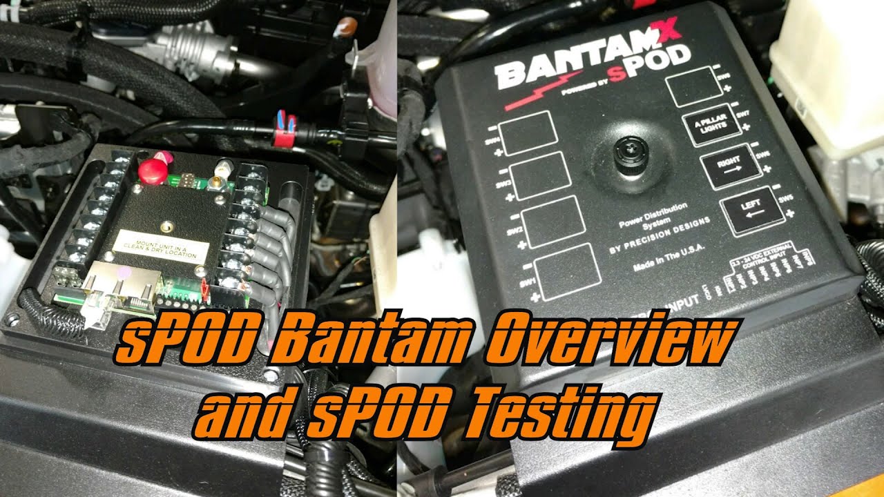 sPOD Bantam for JL and sPOD Testing
