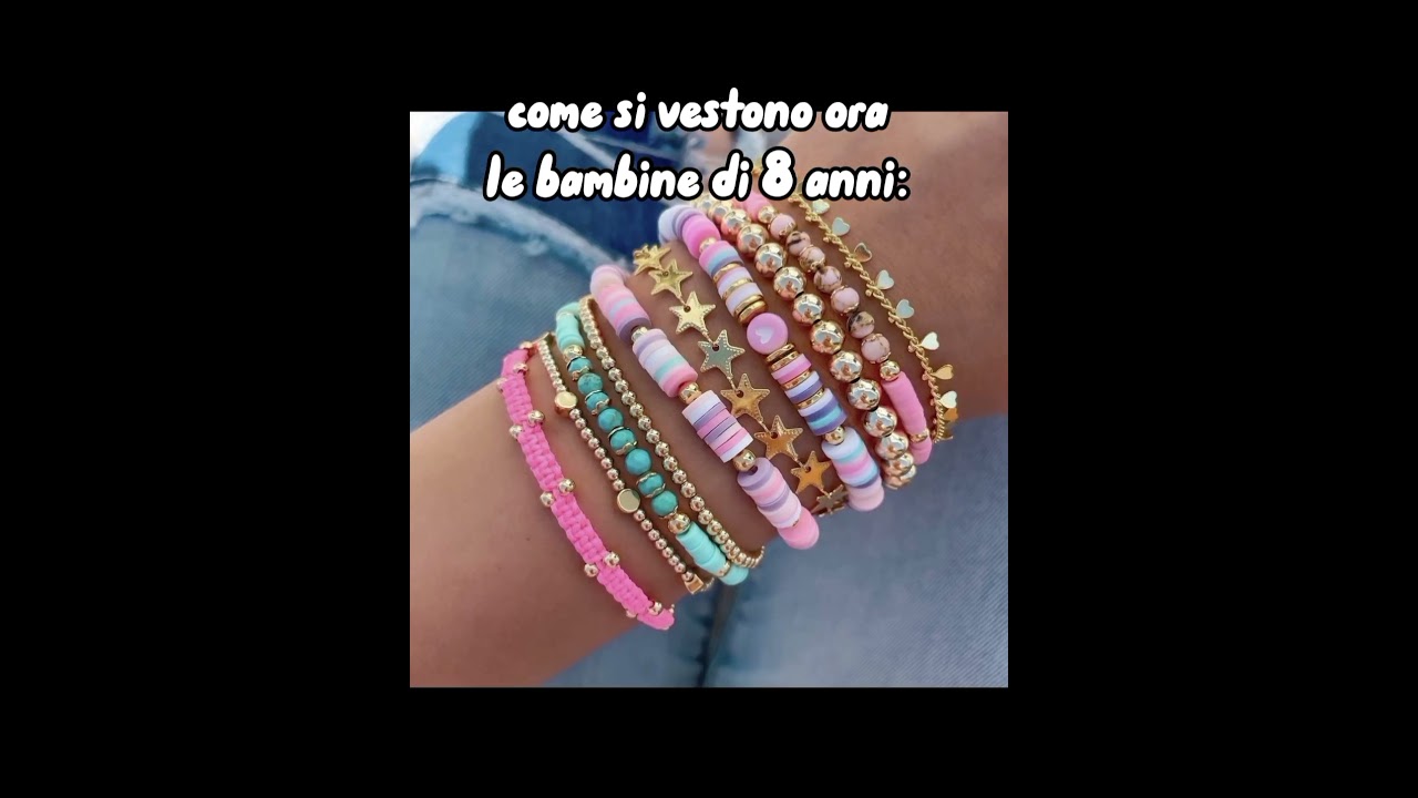 come si vestono ora le bambine di 8 anni VS come mi vestito io a 8 anni🙈 speciale 500 iscritti!
