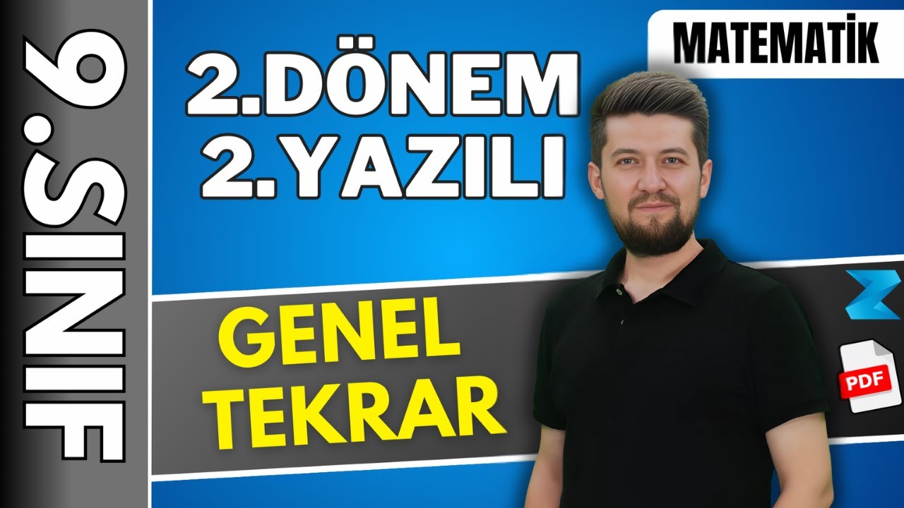 9.sınıf matematik 2. dönem 2. yazılı konu anlatımı 🔵 Full Tekrar / Genel Tekrar 2025