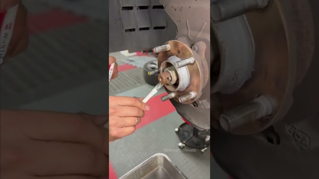 Brake system maintenance.