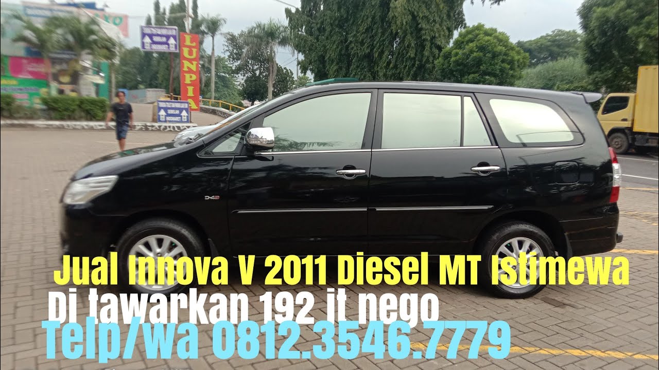 Jual Innova Diesel V 2011 Manual istimewa, di tawarkan 192 jt nego, telp/wa 081235467779