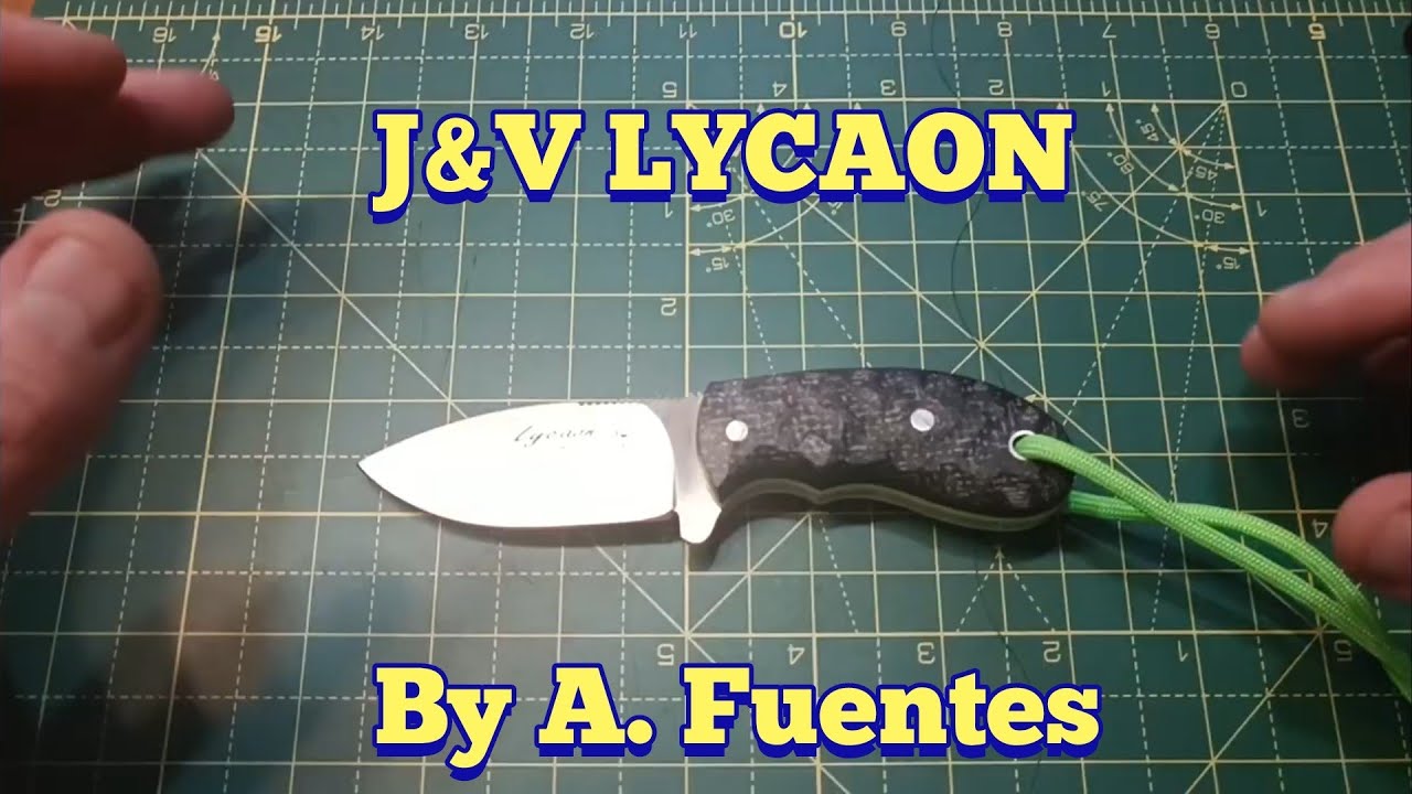 J&V LYCAON PEQUEÑO PERO MATON  BY A. FUENTES. #lycaon #neckknives #nature #outdoors #cutlery  