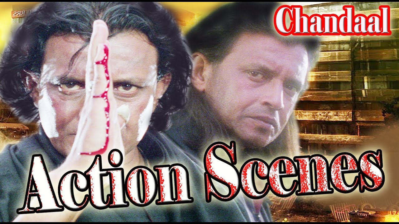 Chandaal Movie | Action Scenes | Mithun Chakraborty |