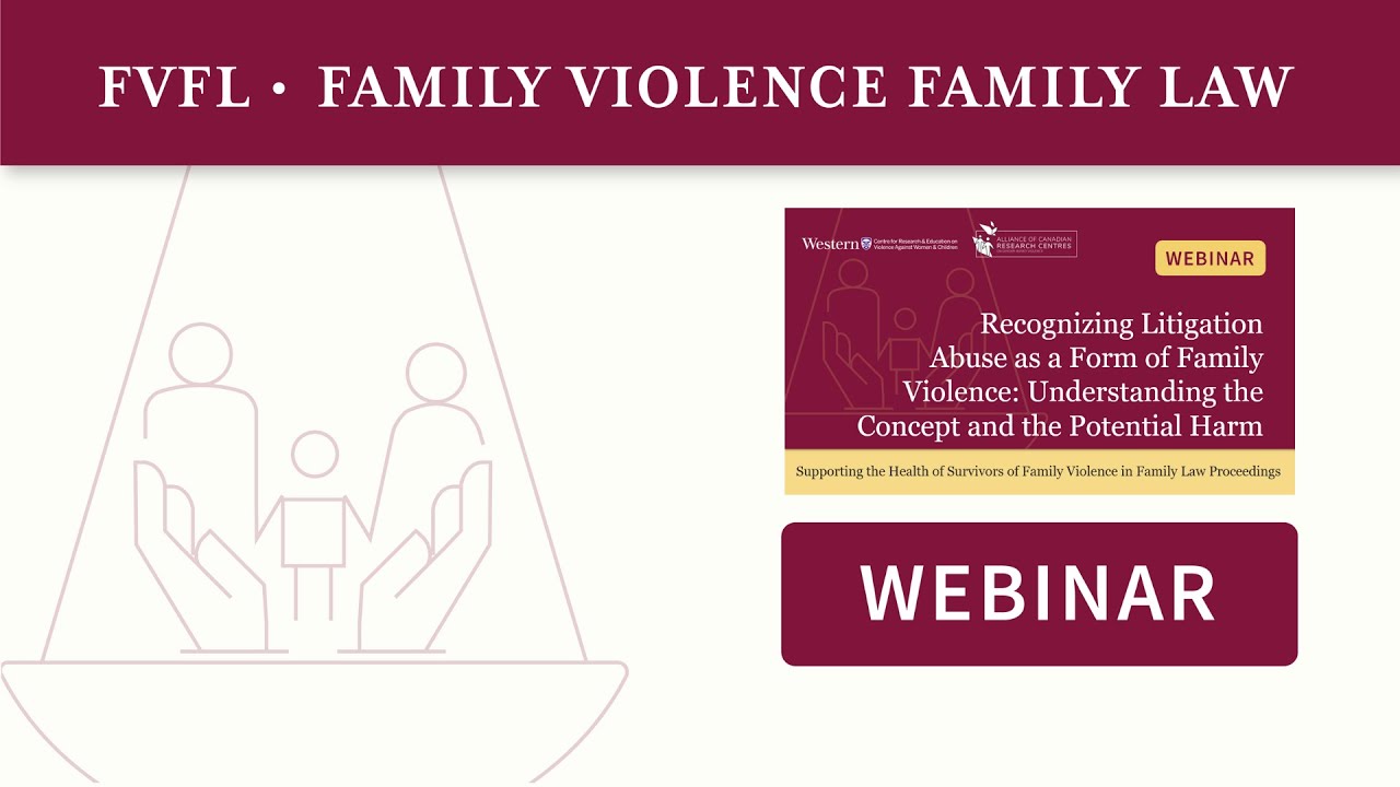Litigation Abuse as a Form of Family Violence: Understanding the Concept and the Potential Harm