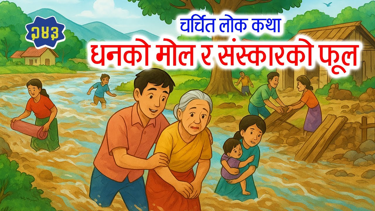 The value of wealth and the flower of culture (धनको मोल र संस्कारको फूल) I Moral Stories I story I
