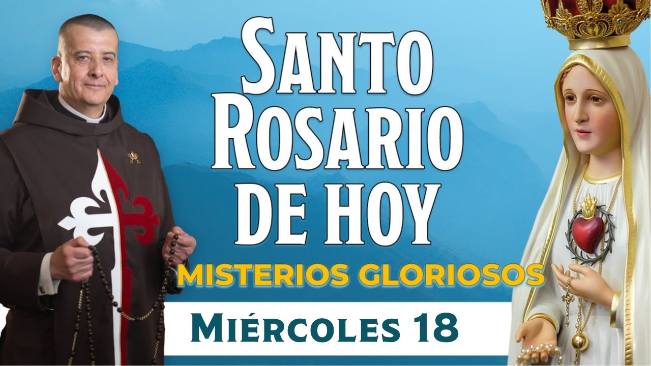 Santo Rosario de Hoy Miércoles 11 de Marzo 2026🌹I Misterios Gloriosos #rosariohoy
