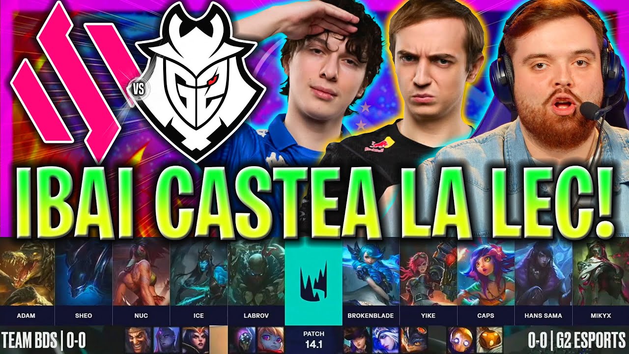 IBAI CASTEA EL COMIENZO DE LA LEC CON G2!😱 - G2 vs BDS LEC INVIERNO 2024 ESPAÑOL LVP