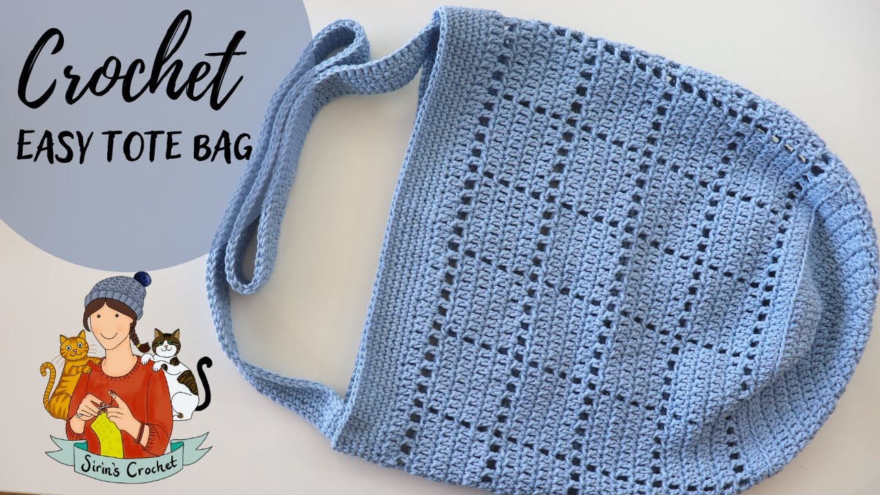 How To Crochet Crochet Very Easy Beginner Bag