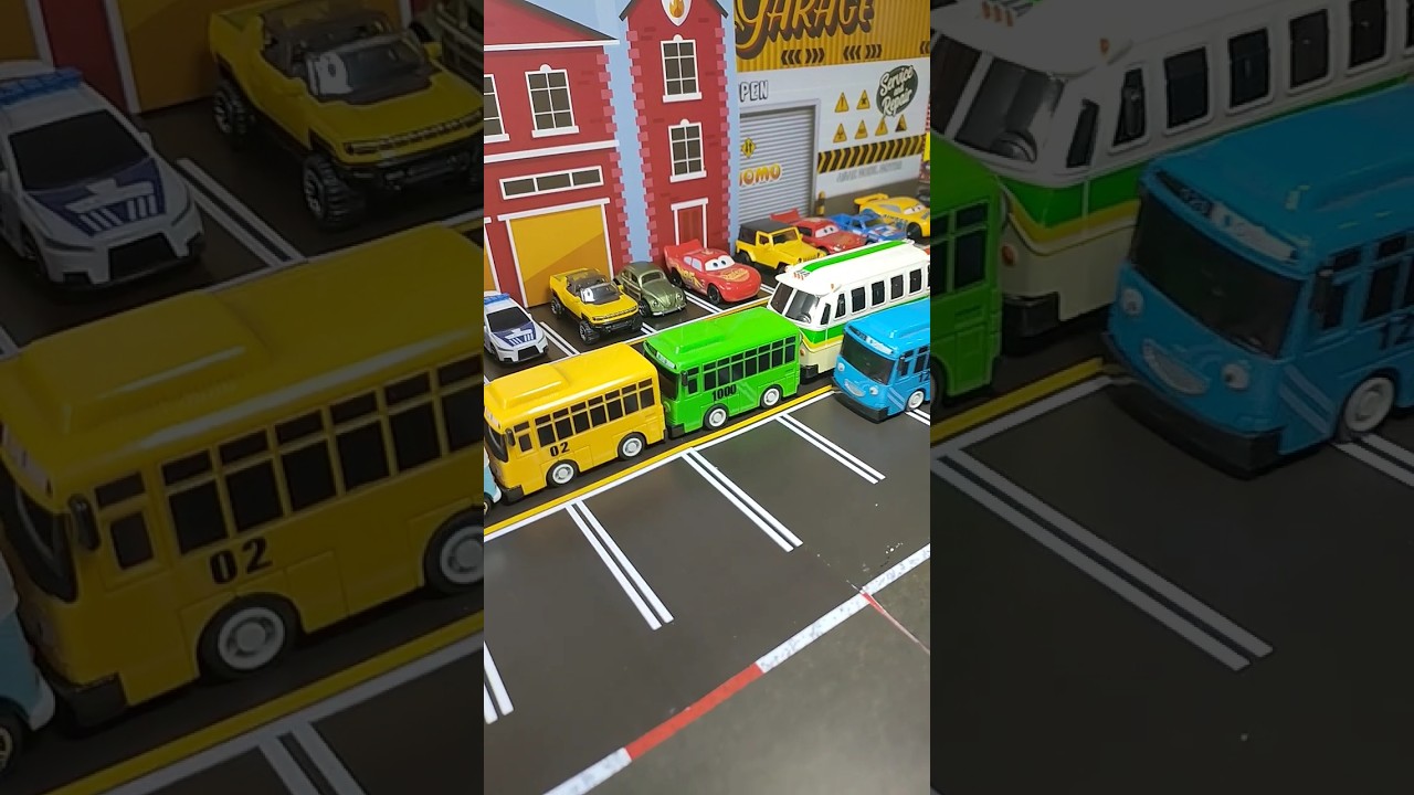 Bus Tayo Kecil Terabas Macet #tayo #lani #rogi #gani #tayothelittlebus #balapanmobil #amomo #fyp