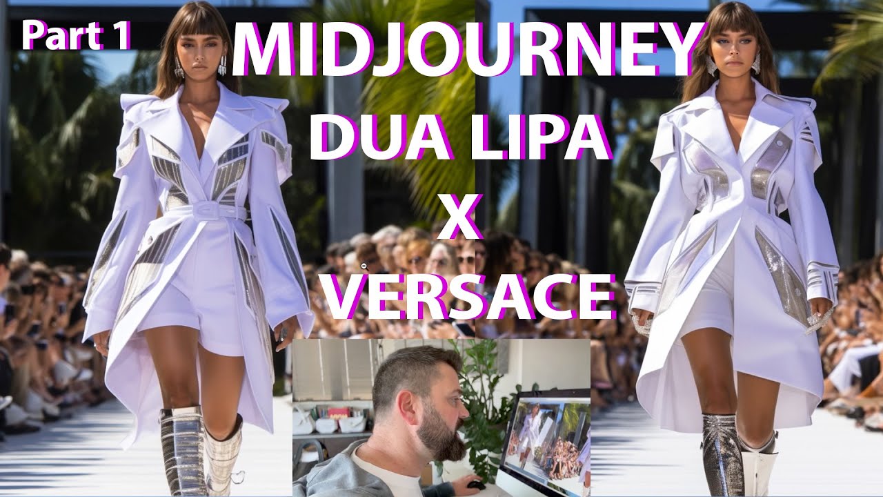 Midjourney Dua Lipa X Versace  - Part 1