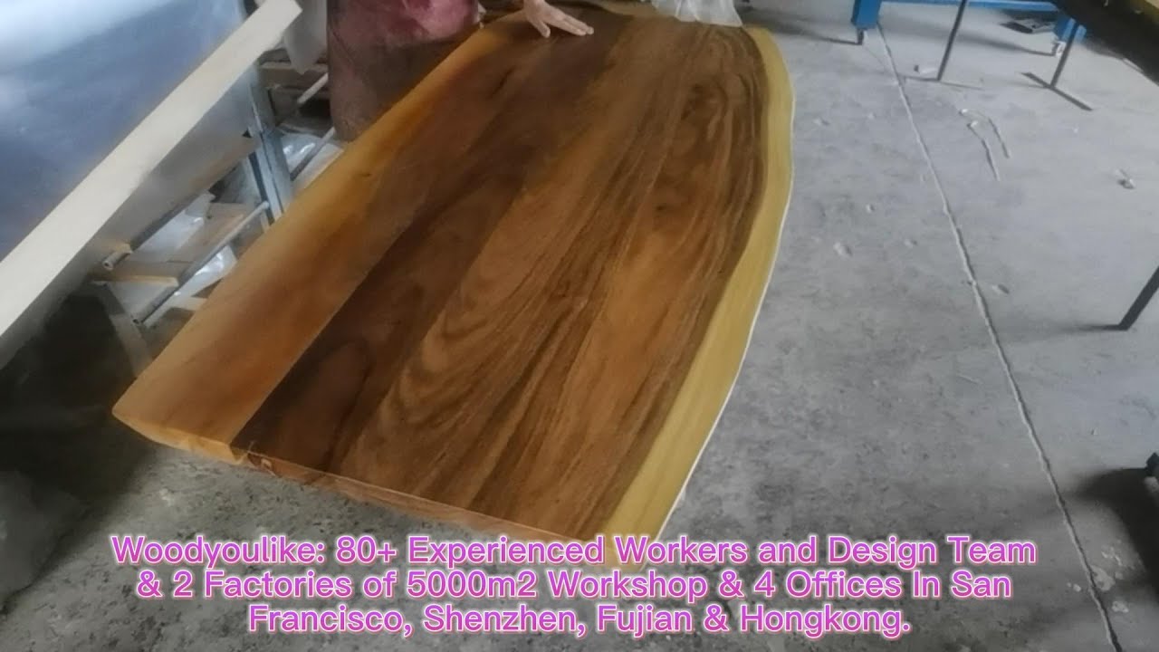 live edge columbia walnut wood table top