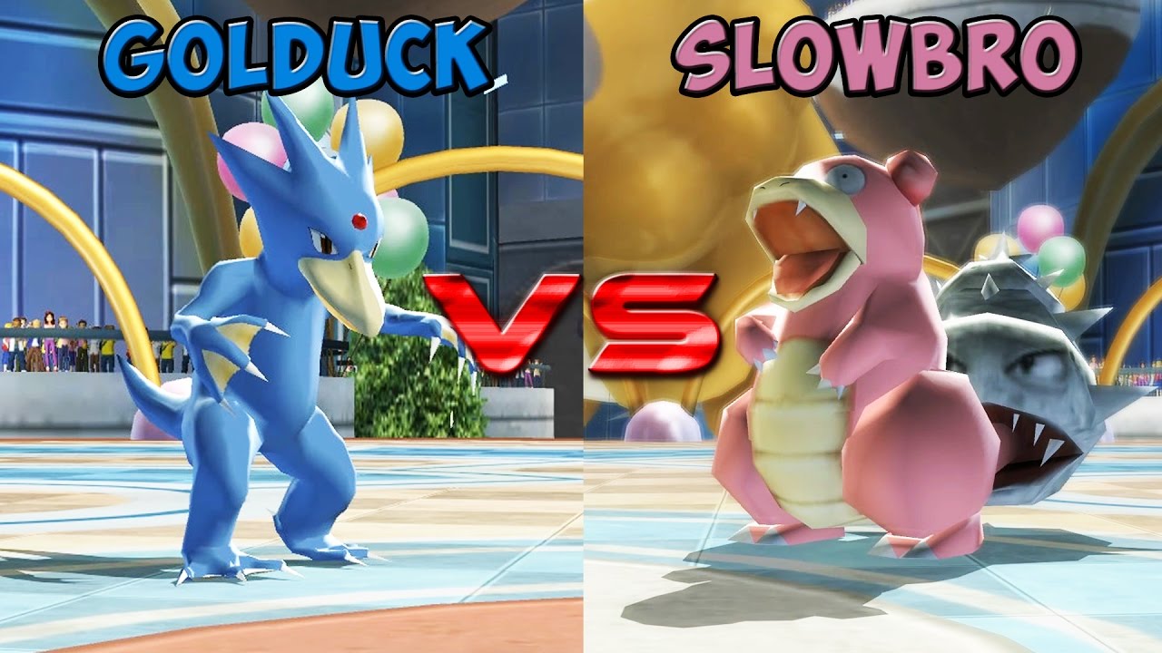Pokemon battle revolution - Golduck vs Slowbro
