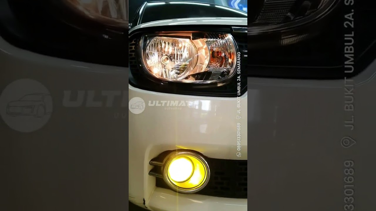 SUZUKI IGNIS UPGRADE FOGLAMP LED LC-300 VORCH 3 WARNA