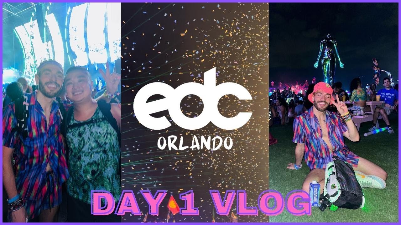 EDC ORLANDO DAY 1 VLOG (4K) | WELCOME HOME RATS 🌈✨
