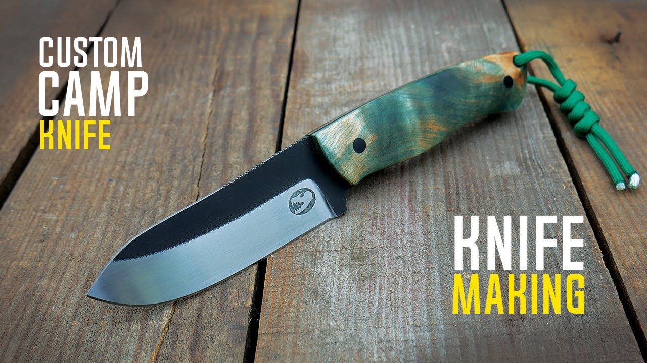 Knife Making - Small Custom Camping Knife (fabricación de cuchillos)