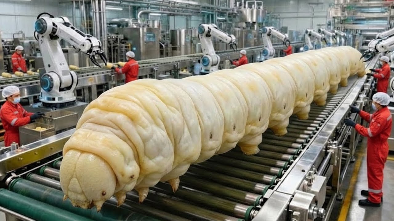 Inside the Largest Silk-Production Factory (Full Process) Silkworm  Factory Exposed
