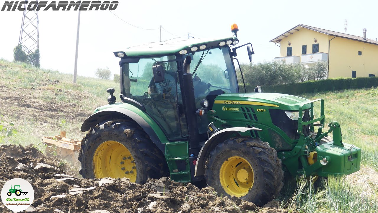 JOHN DEERE 6125R + MORO WARRIOR | OLIVIERI