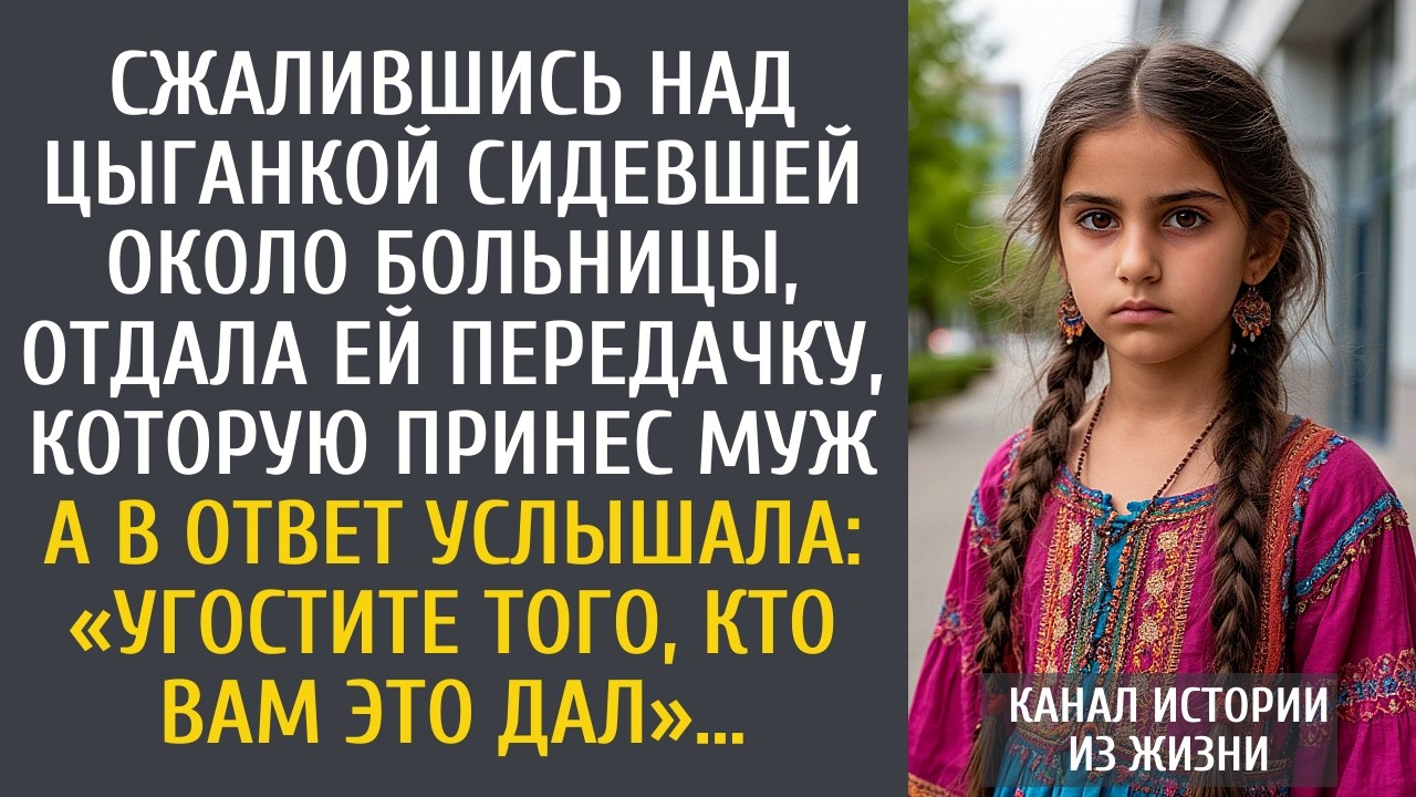 Сжалившись над цыганкой сидевшей около больницы, отдала ей передачку, которую принес муж…