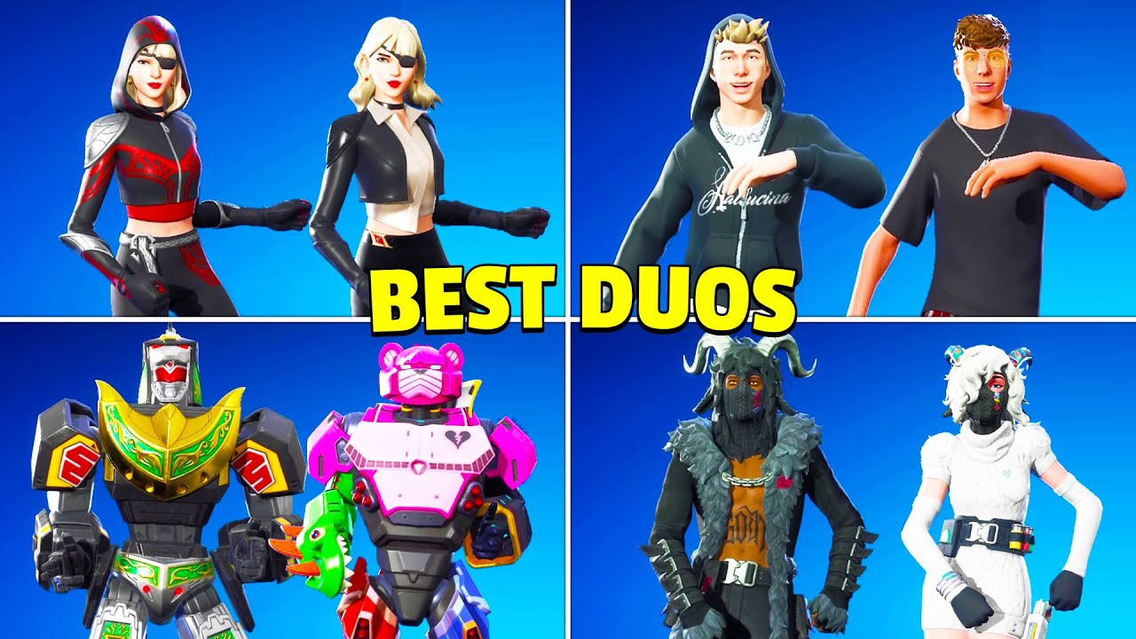 Лучшие дуэты скинов с танцами и эмоциями Fortnite! (MrSavage, Savage Siren, Woolla)