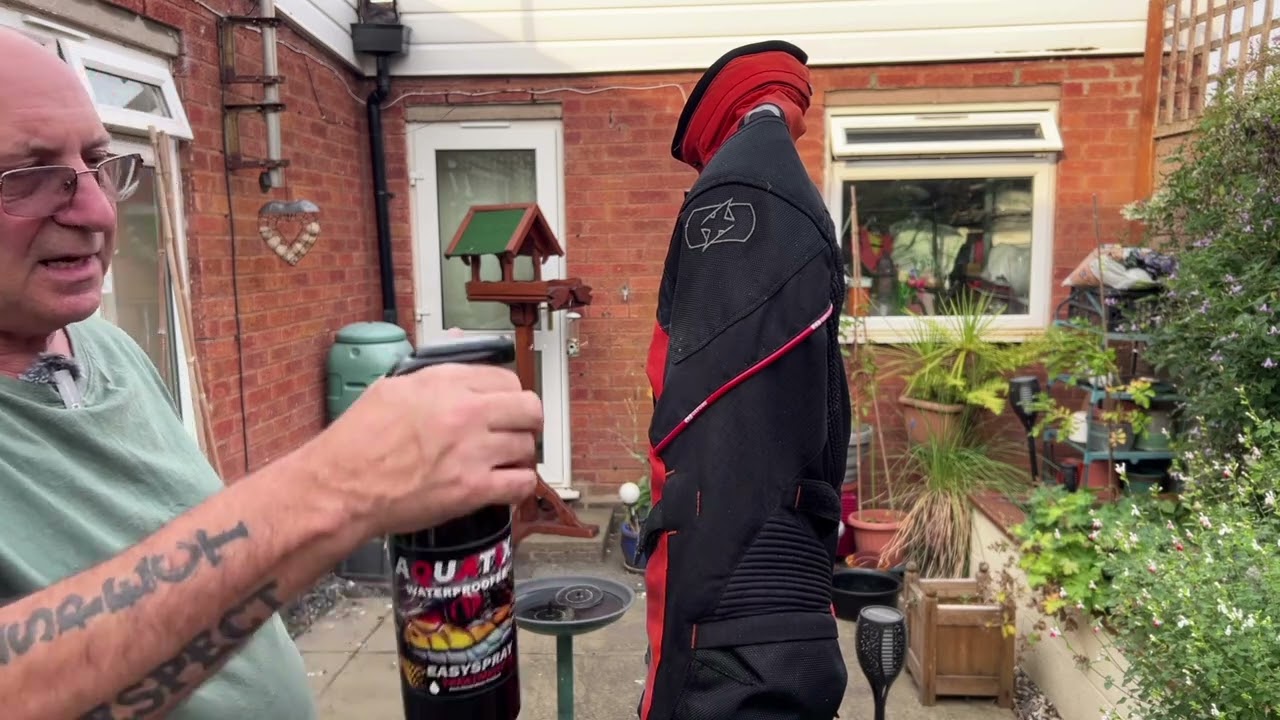 “Red Venom: The Ultimate Waterproof Shield for Bikers.