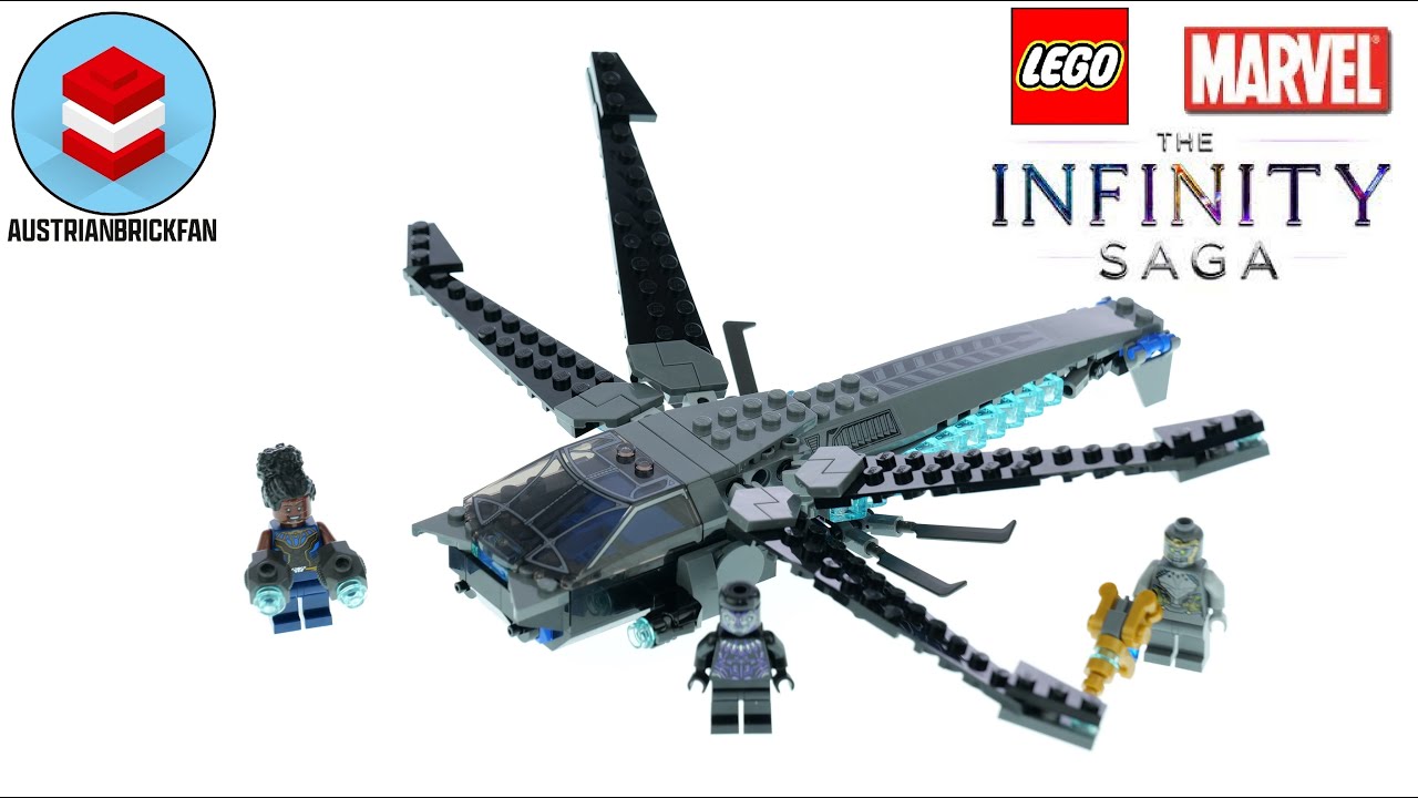 LEGO Marvel 76186 Black Panther Dragon Flyer - LEGO Speed Build Review