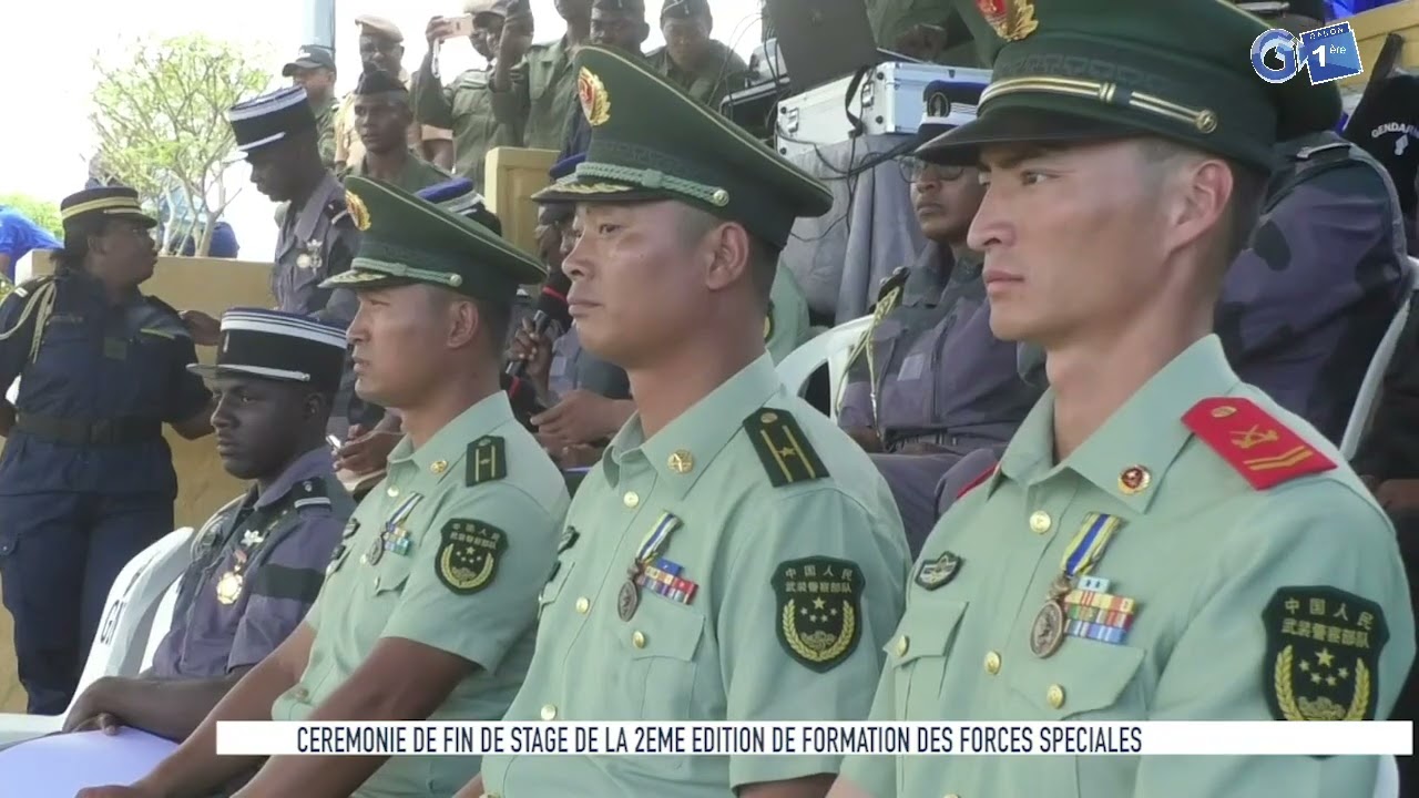 Cérémonie de fin de stage de la 2ème édition de formation des Forces Spéciales.