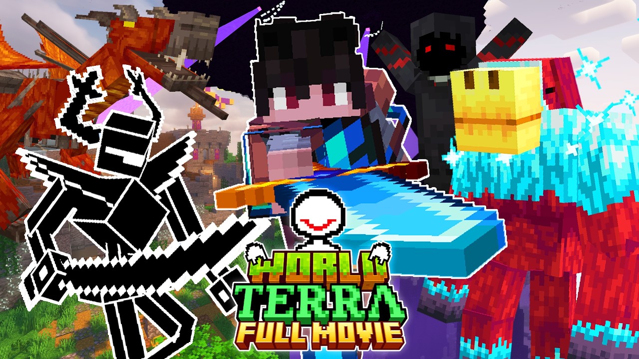 I 100%'d WORLD TERRA Minecraft! [Full Movie]