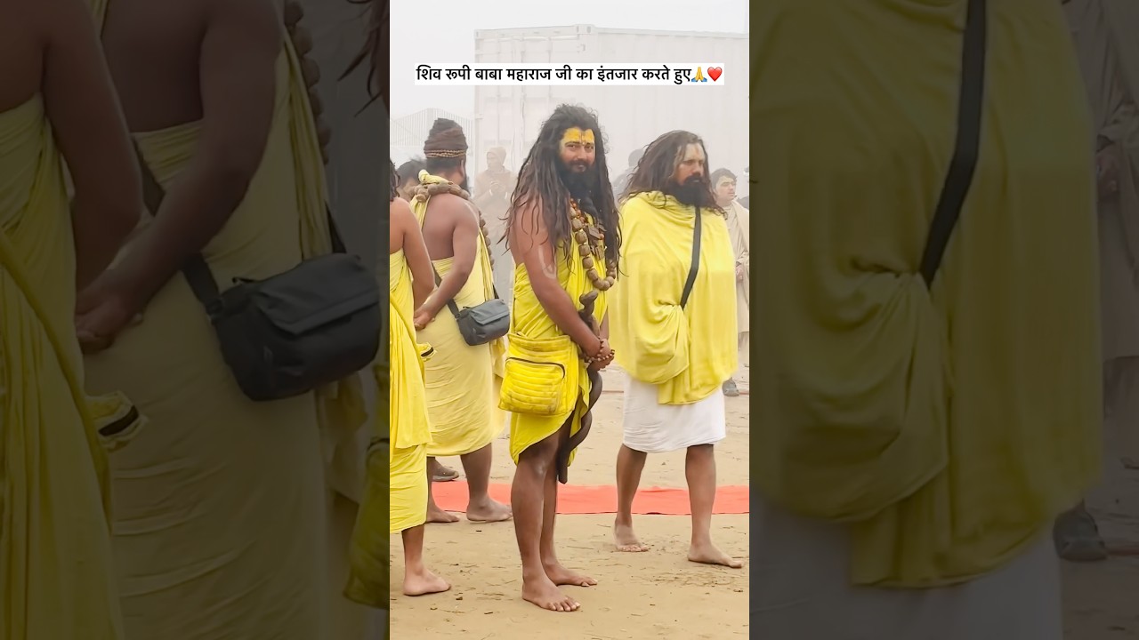 शिव रूपी बाबा महाराज जी का इंतजार करते हुए🙏❤️