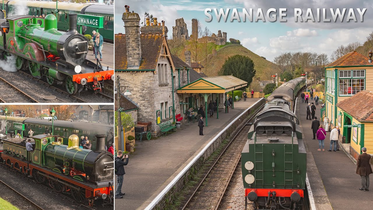 Swanage Railway to Corfe Castle Steam Train (Victorian Weekend)